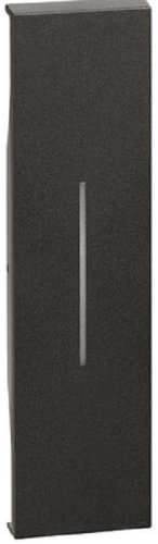 Лицевая панель Legrand BTicino Living Now для 1-кл. 1 мод. выключателя черный картинка